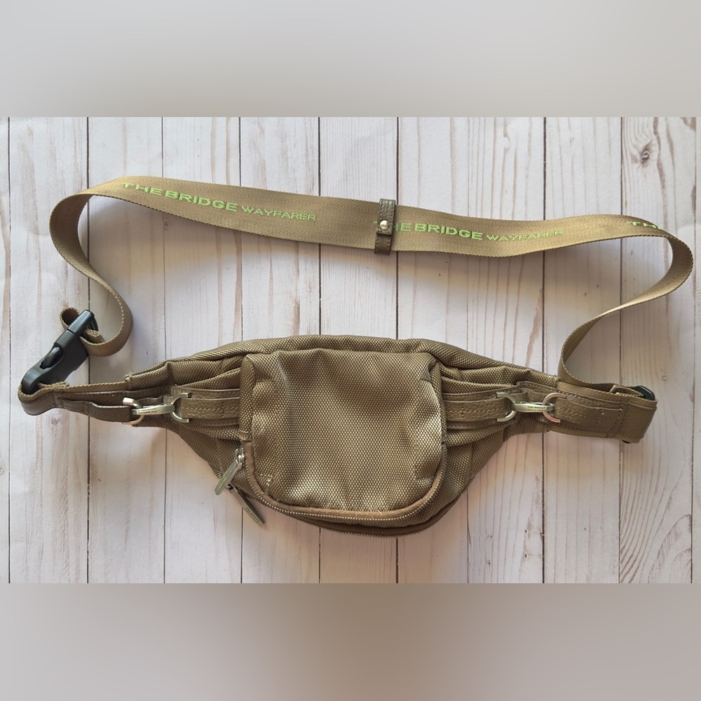 The Bridge Wayfarer Heavy Duty Nylon Waist Pack Crossbody Sling Bag